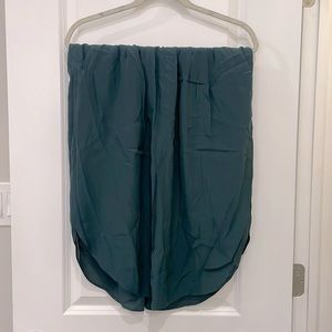 Teal women’s midi skirt